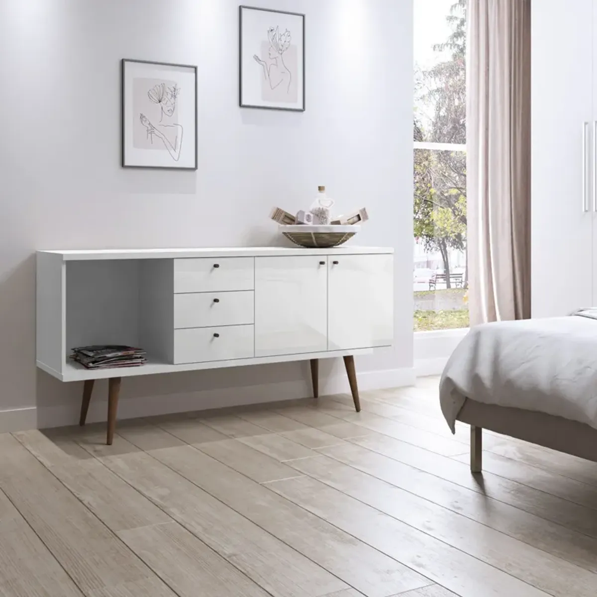 Westin Dresser - White/Maple