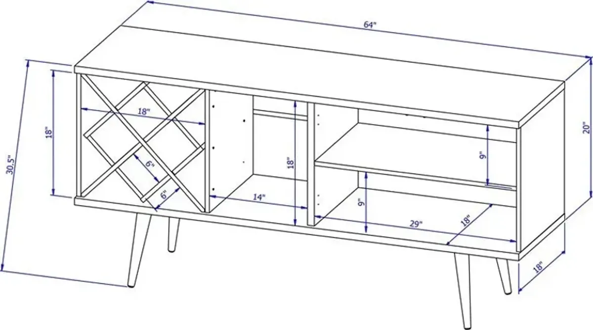 Westin Dresser - Off-White/Maple