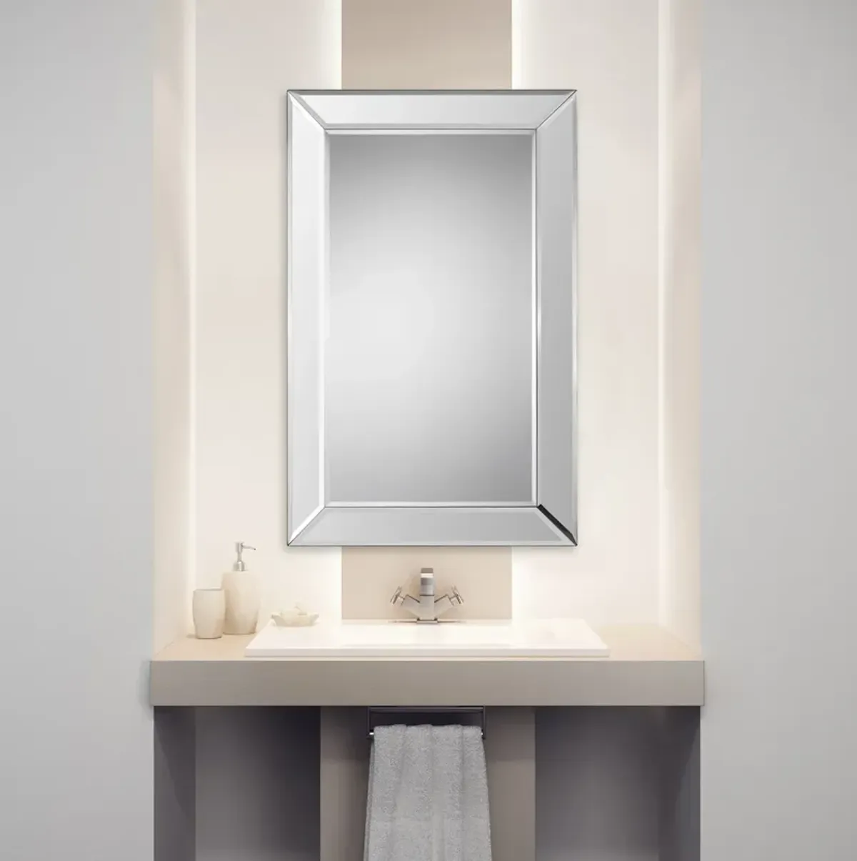 Hildegard 34'' x 22'' Wall Mirror