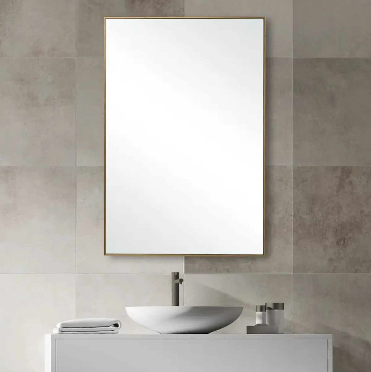 Thebes 31'' x 21'' Wall Mirror