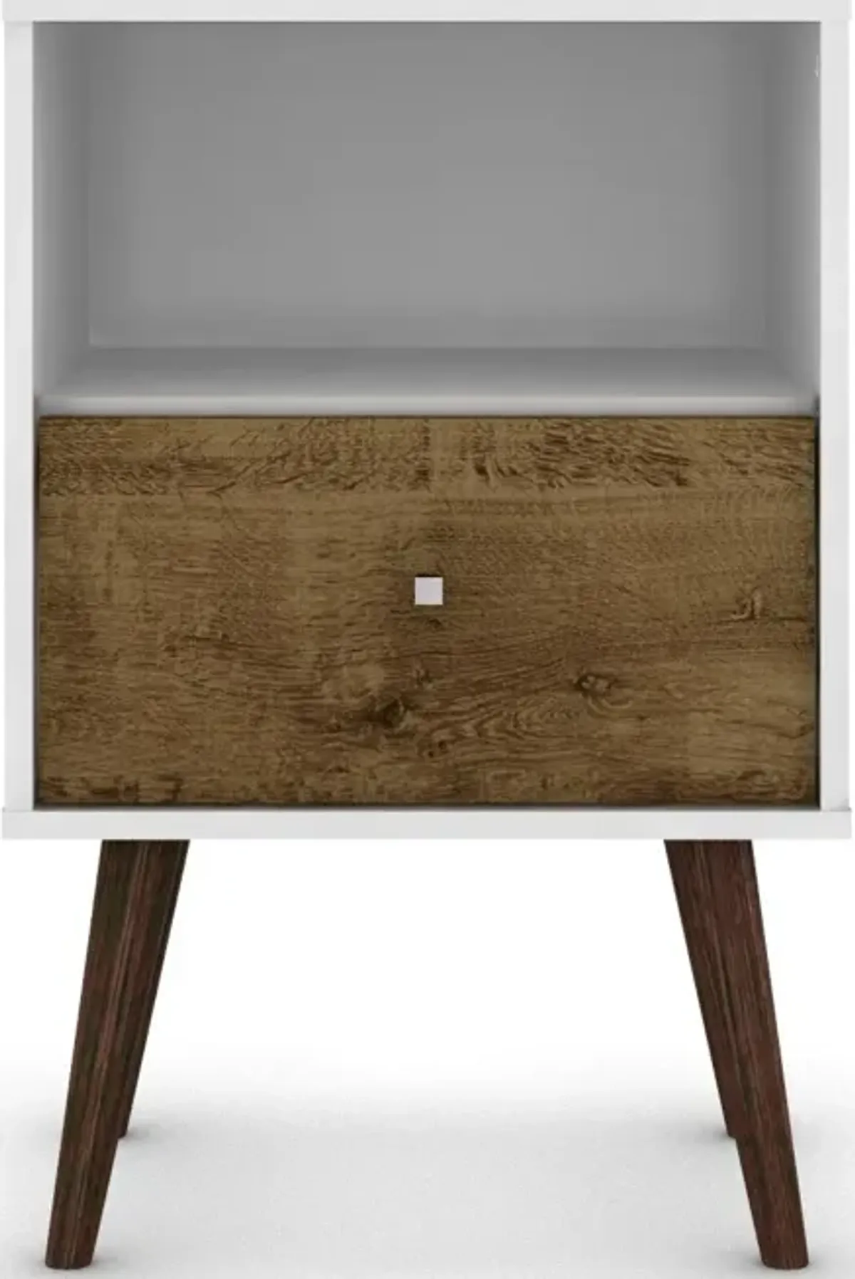 Webb Nightstand - White/Brown