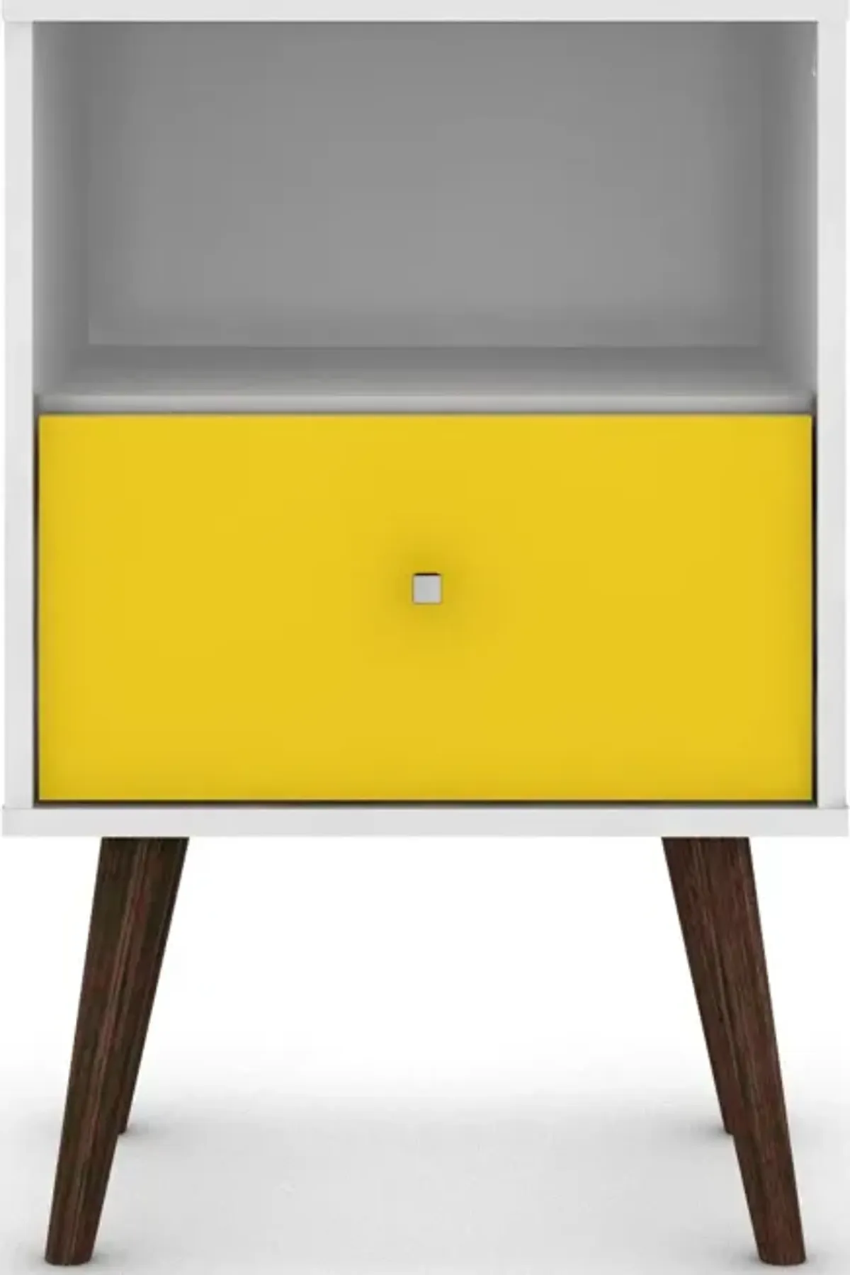 Webb Nightstand - White/Yellow