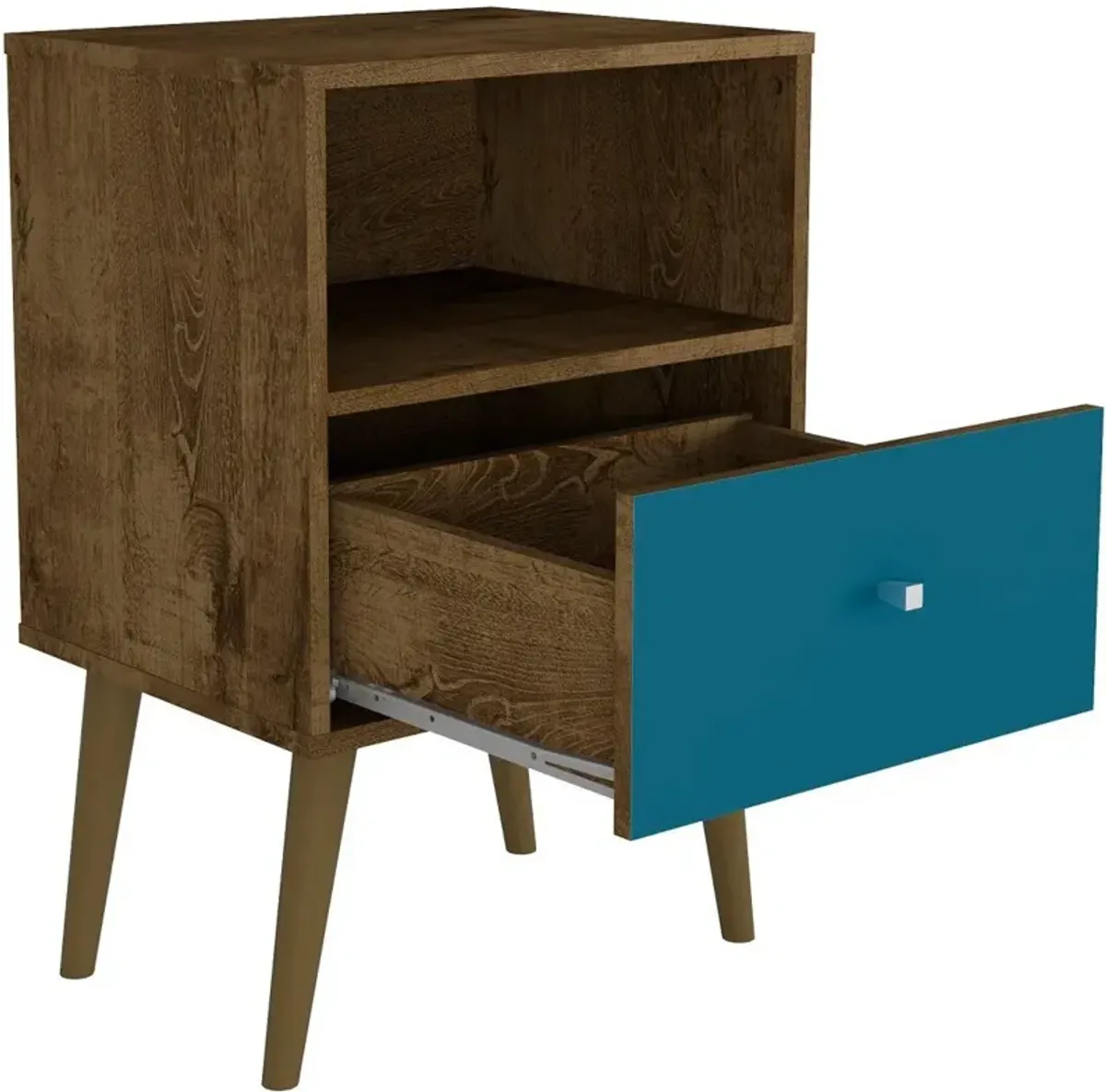 Webb Nightstand - Brown/Blue