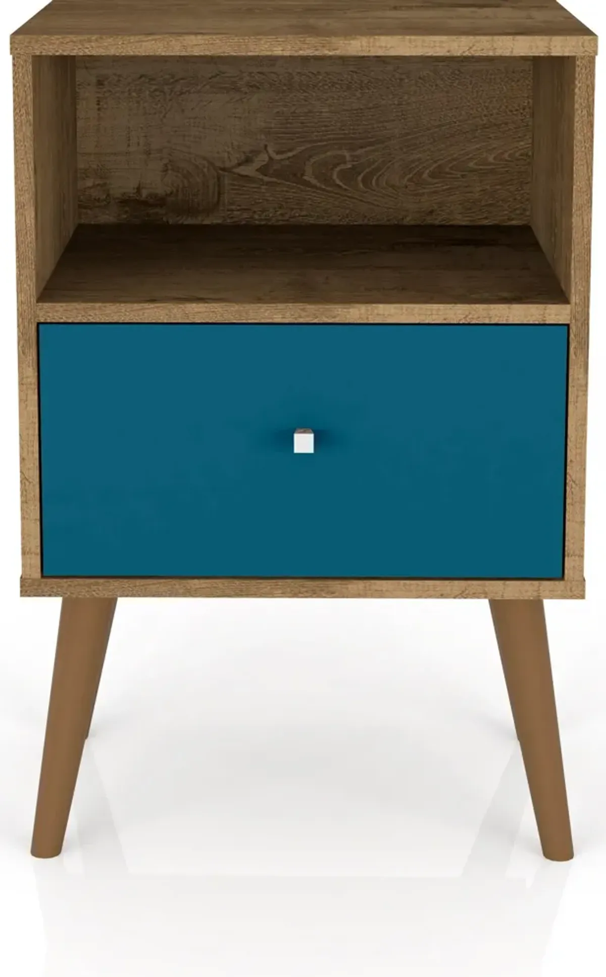 Webb Nightstand - Brown/Blue