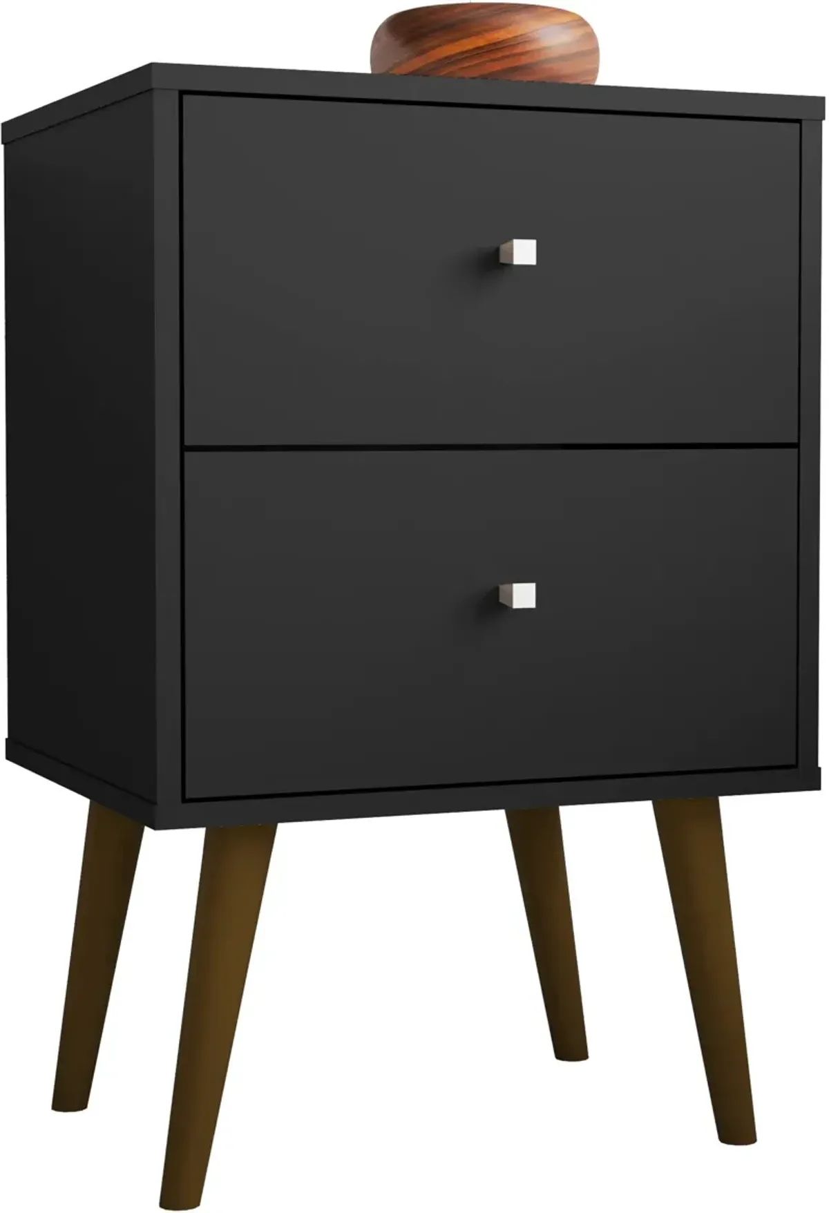 Webb 2 Drawer Nightstand - Black