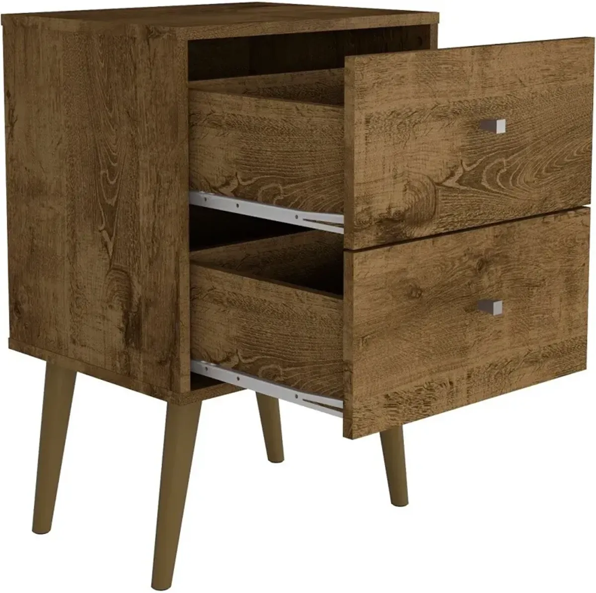 Webb 2 Drawer Nightstand - Brown