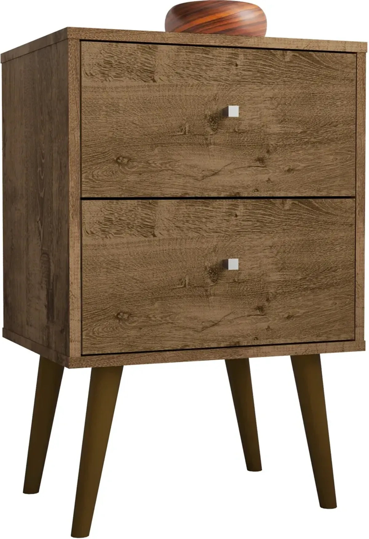 Webb 2 Drawer Nightstand - Brown