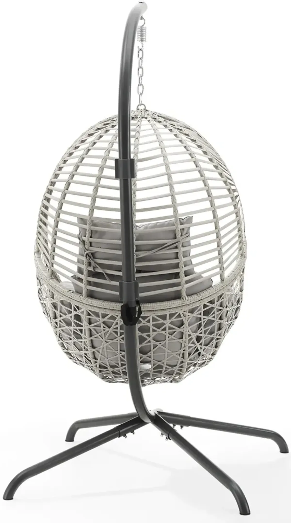 Manistee Indoor/Outdoor Hanging Egg Chair - Gray