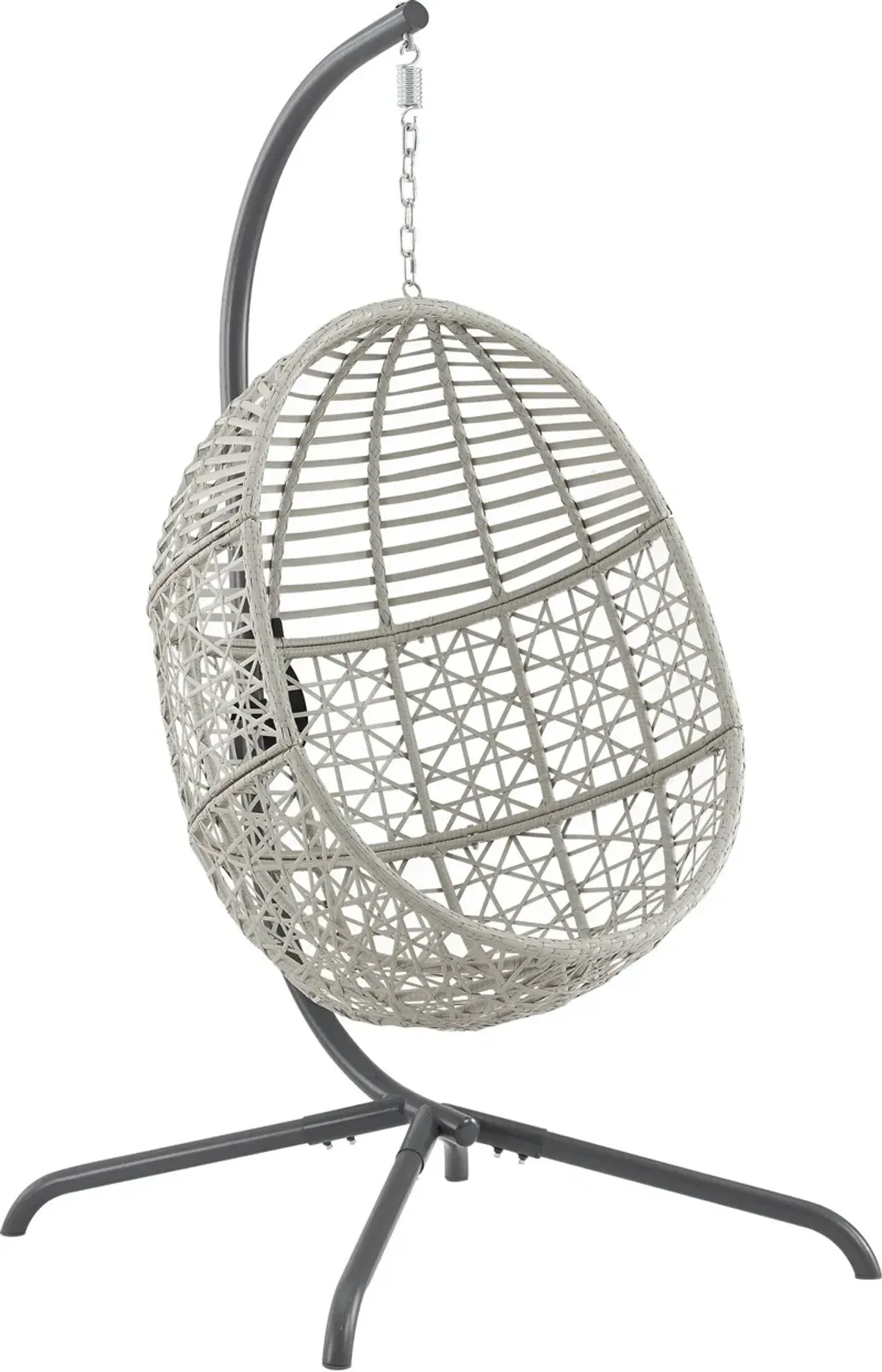 Manistee Indoor/Outdoor Hanging Egg Chair - Gray