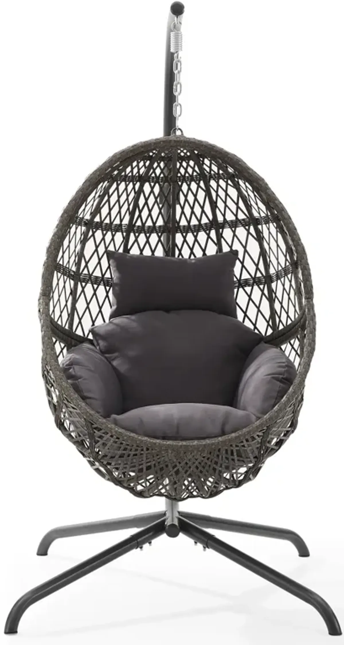 Annapolis Indoor/Outdoor Hanging Egg Chair - Gray