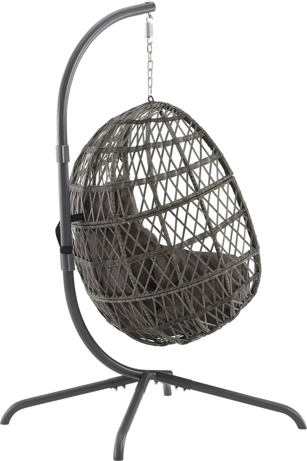 Annapolis Indoor/Outdoor Hanging Egg Chair - Gray