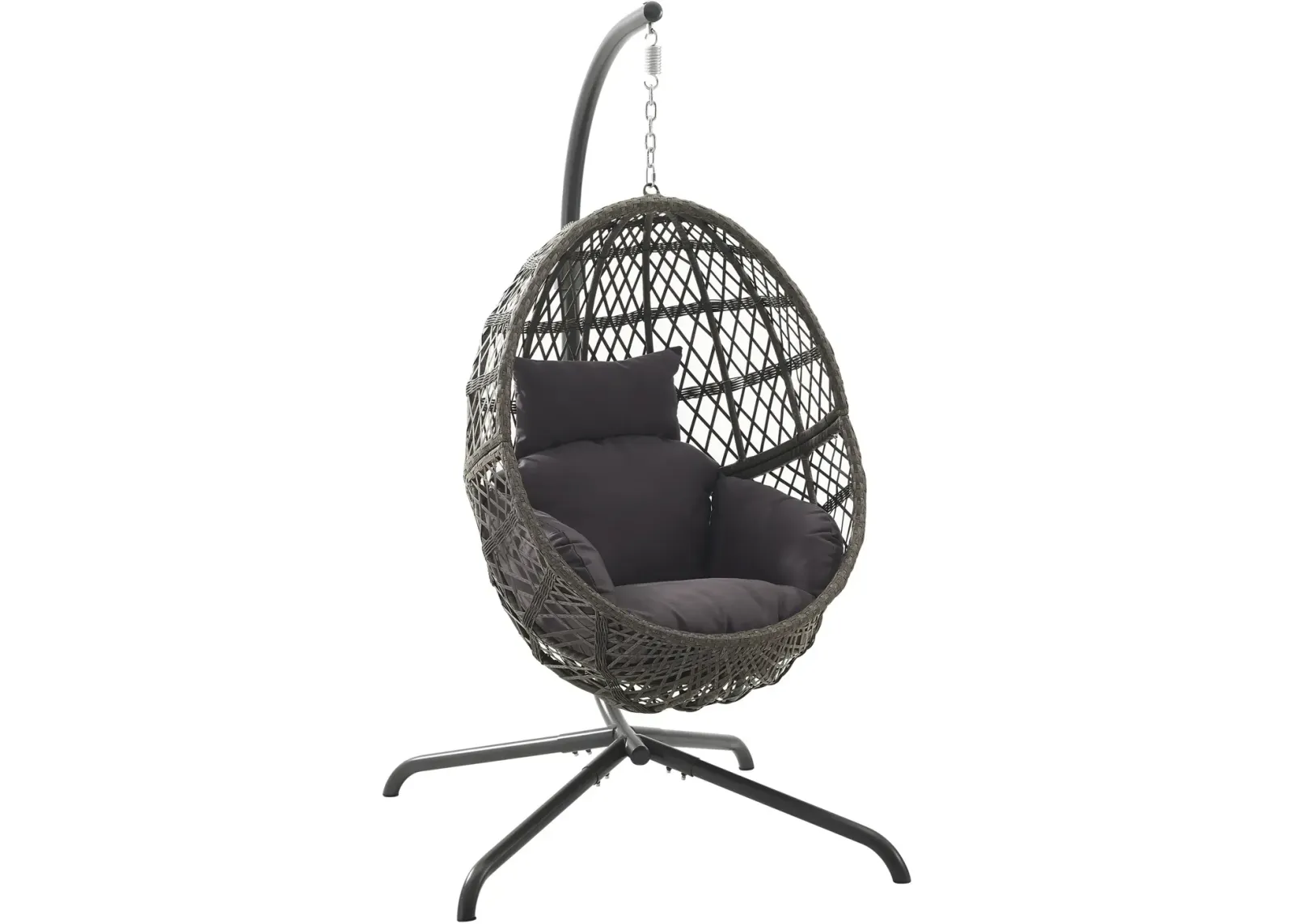 Annapolis Indoor/Outdoor Hanging Egg Chair - Gray