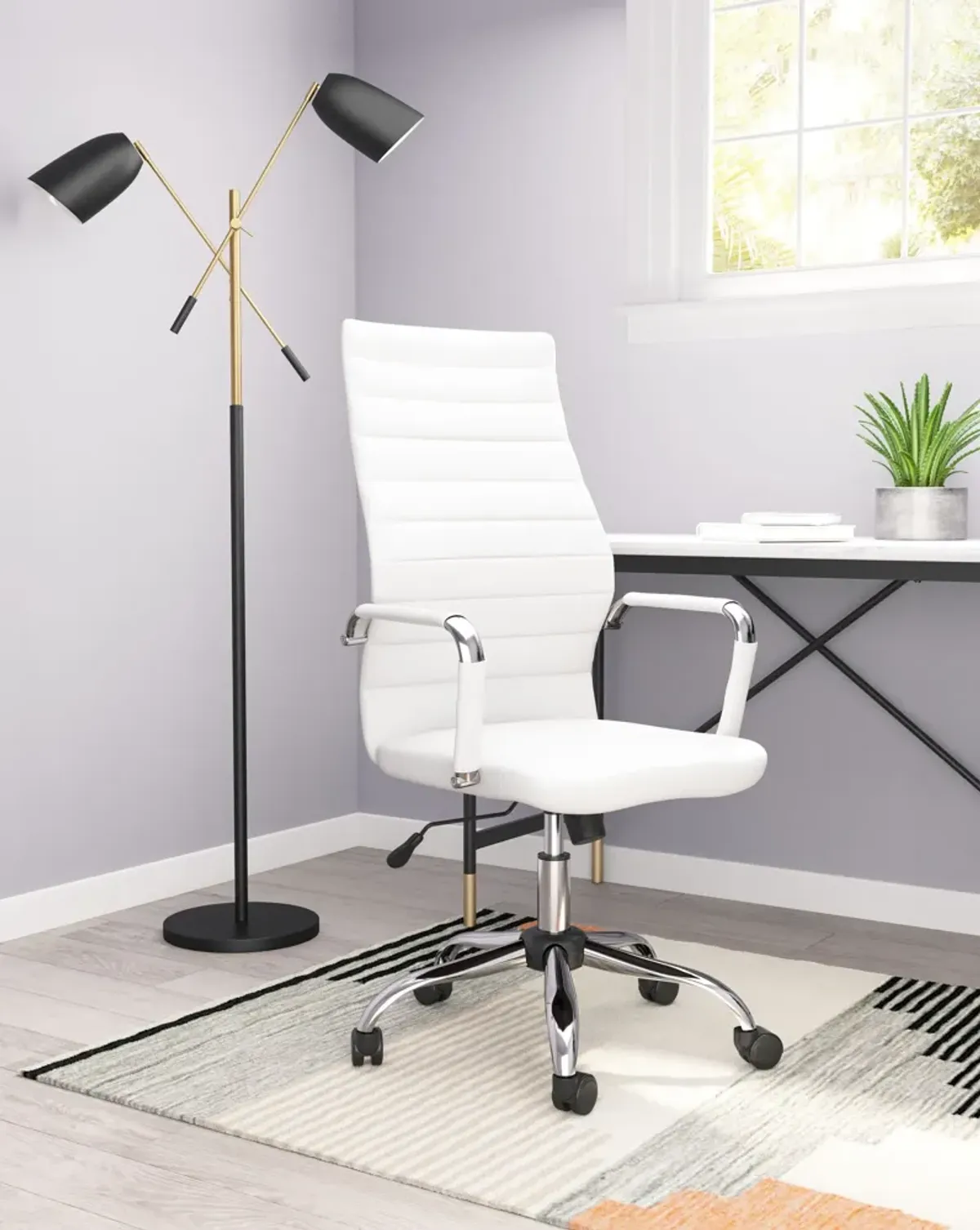 Kaden Office Chair - White