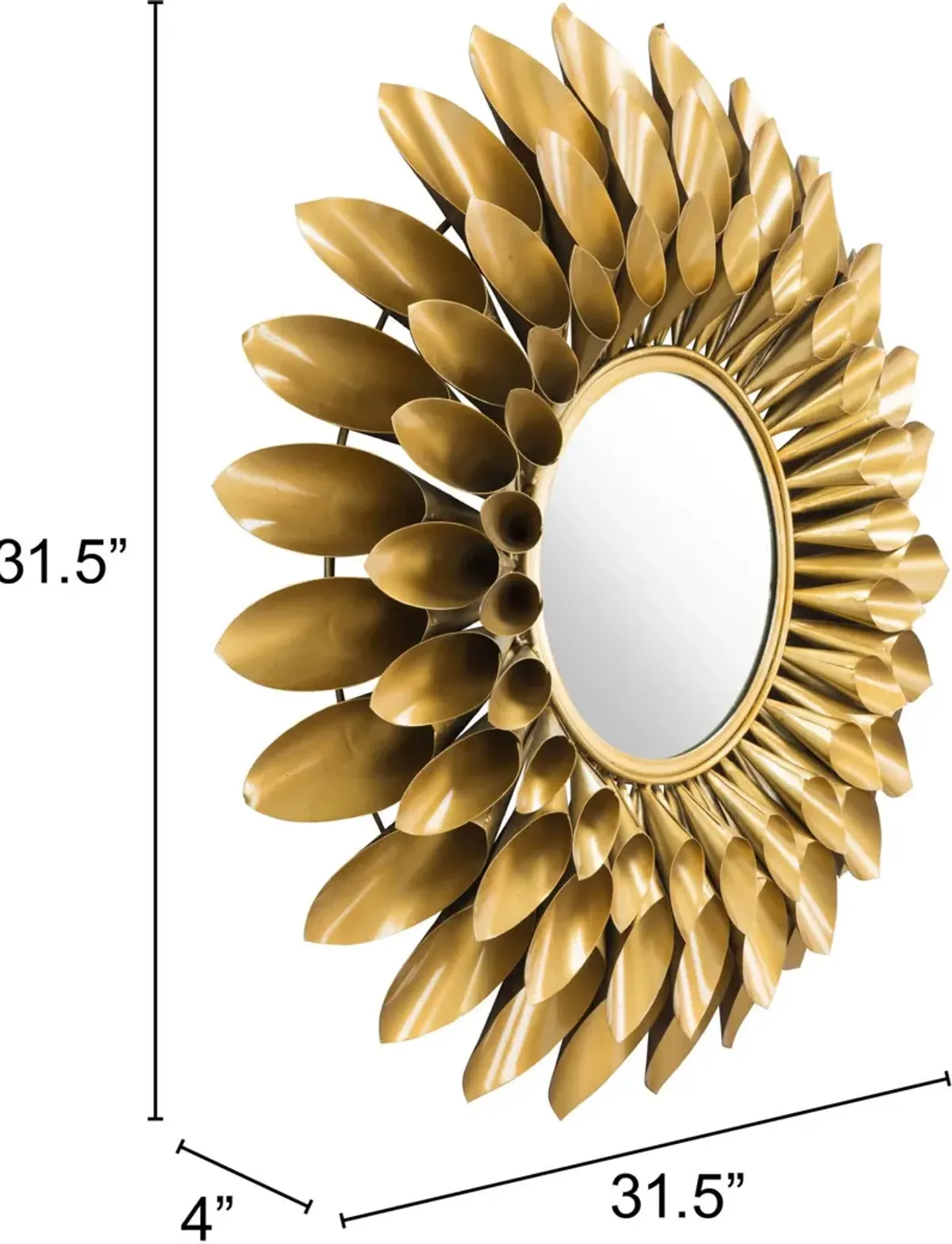 Fiore 32'' x 32'' Wall Mirror