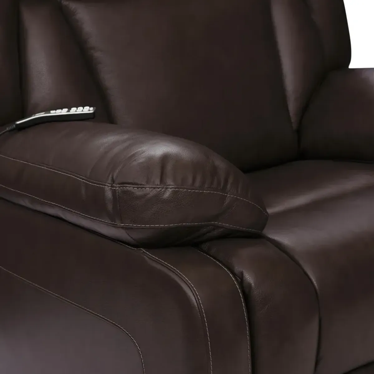 Palermo Triple-Power Reclining Sofa and Recliner Set - Brown