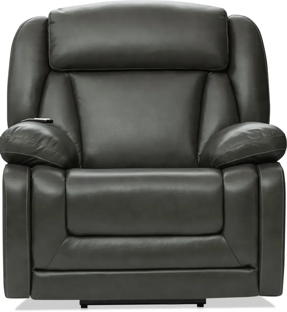 Palermo Triple-Power Reclining Sofa and Recliner Set - Gray