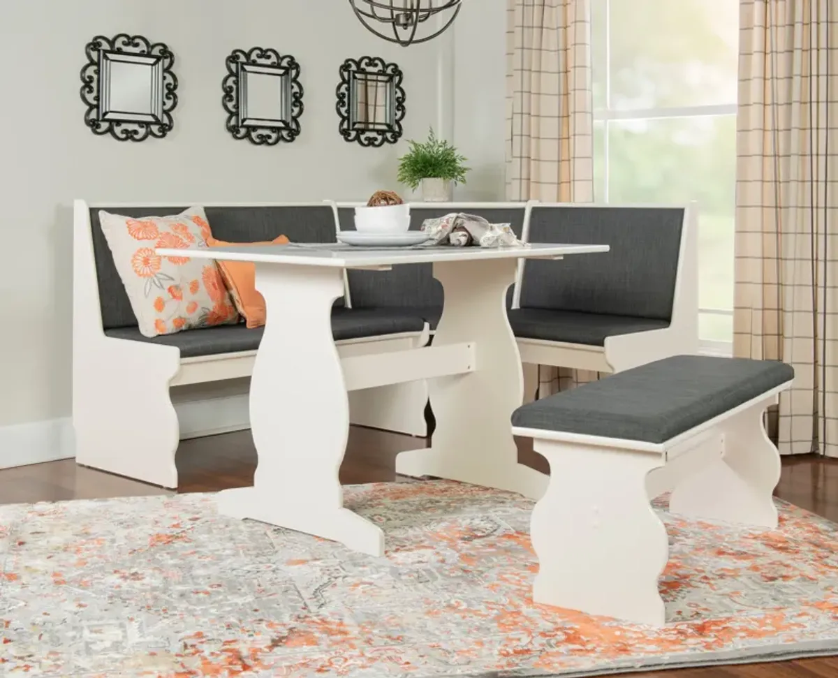 Razz Dining Table, Banquette and Bench