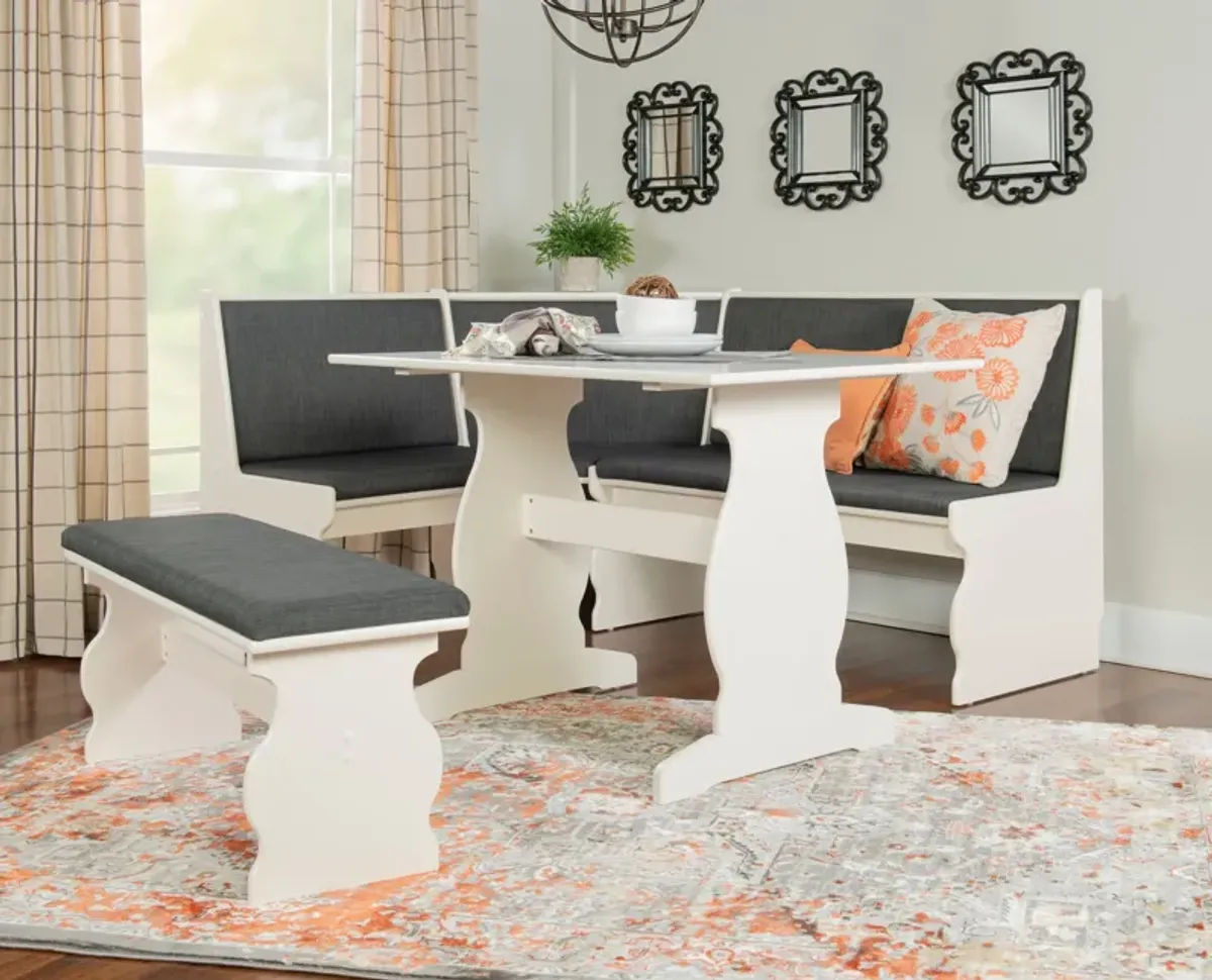 Razz Dining Table, Banquette and Bench