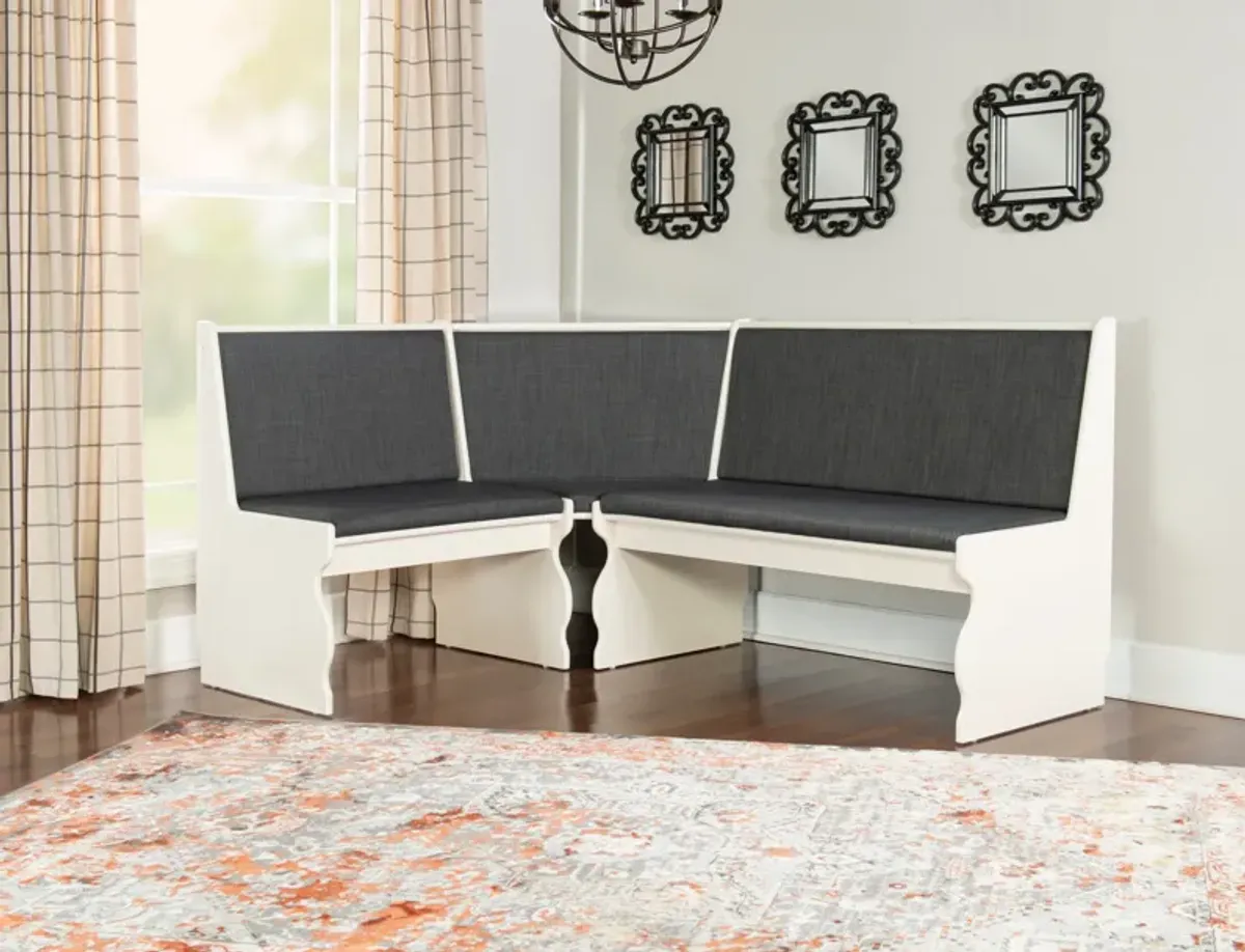 Razz Dining Table, Banquette and Bench