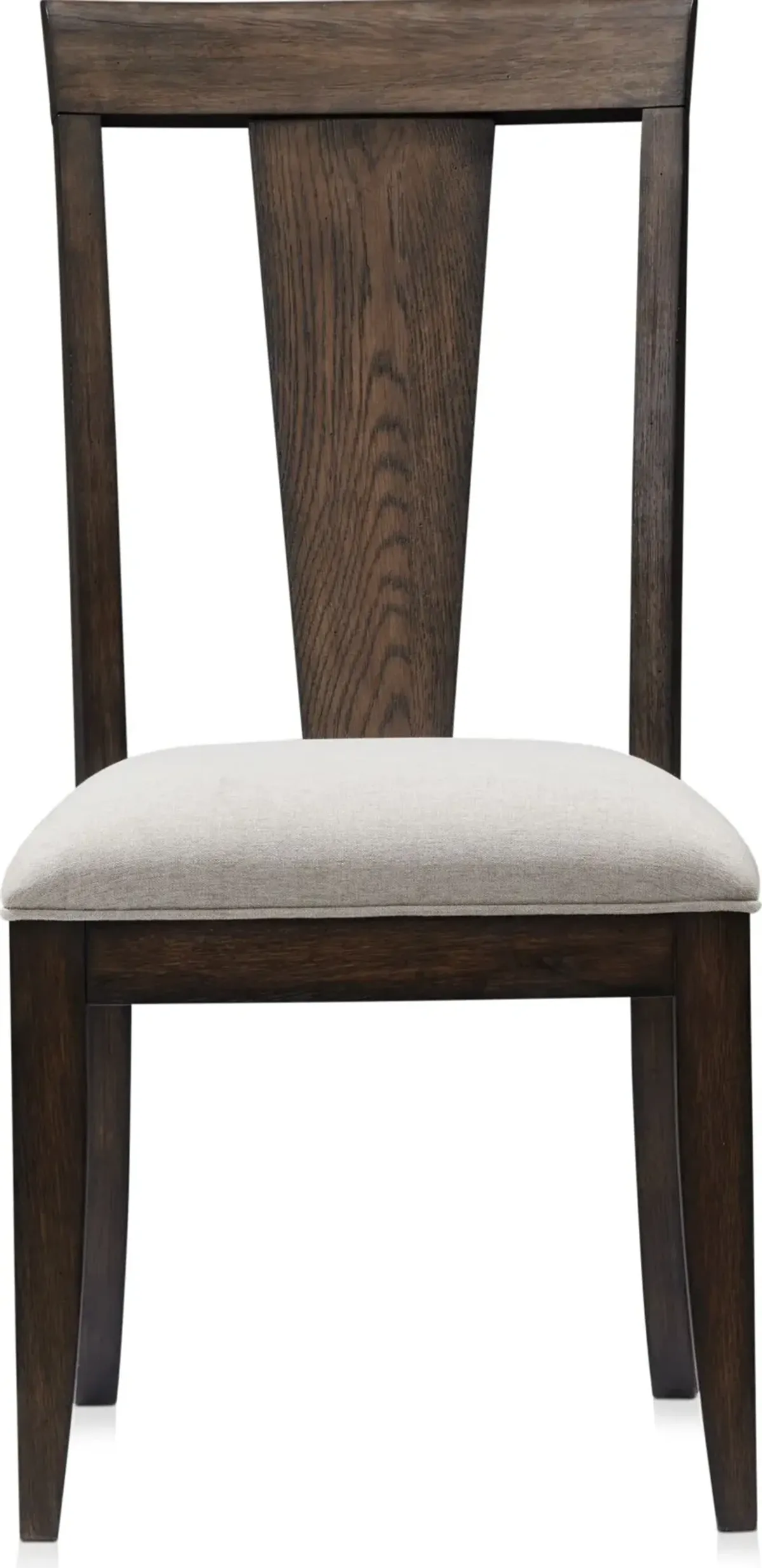 Asheville Rectangle Extendable Dining Table with 6 Splat-Back Side Chairs - Tobacco