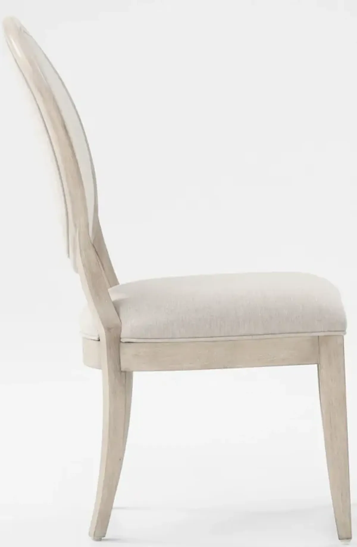 Asheville Oval-Back Side Chair - Sandstone