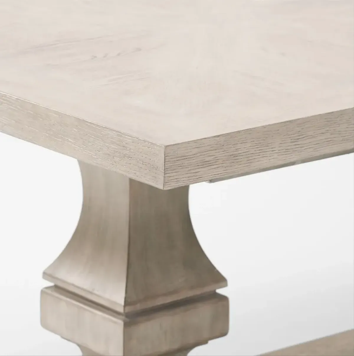 Asheville Rectangle Extendable Dining Table - Sandstone