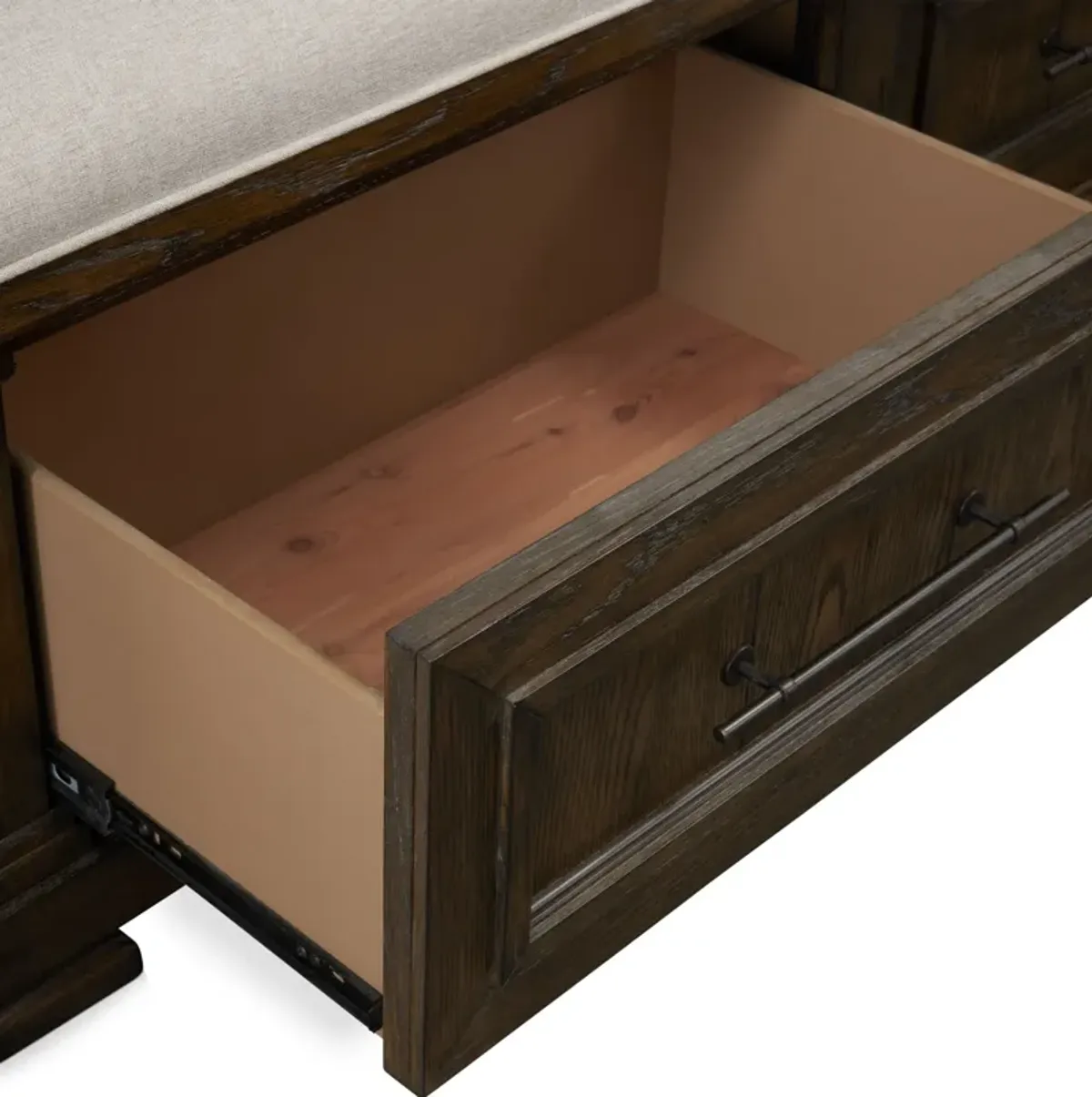 Asheville King Storage Bed - Tobacco