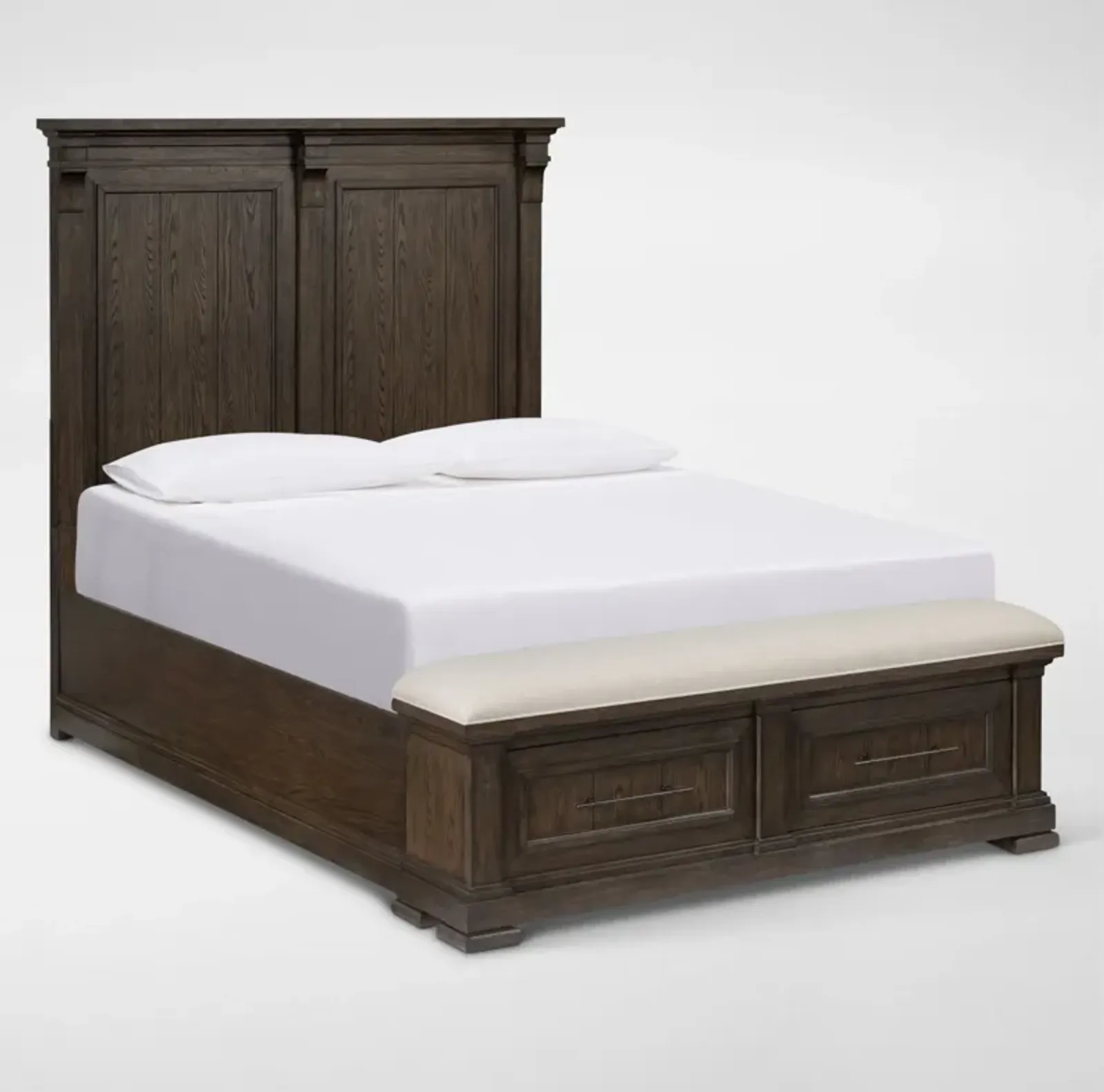 Asheville King Storage Bed - Tobacco