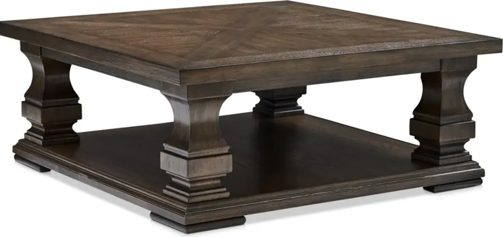 Asheville Square Coffee Table - Tobacco