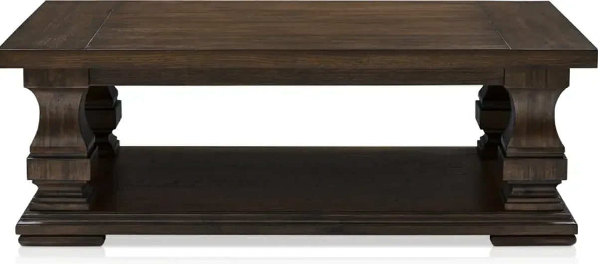 Asheville Rectangle Coffee Table - Tobacco