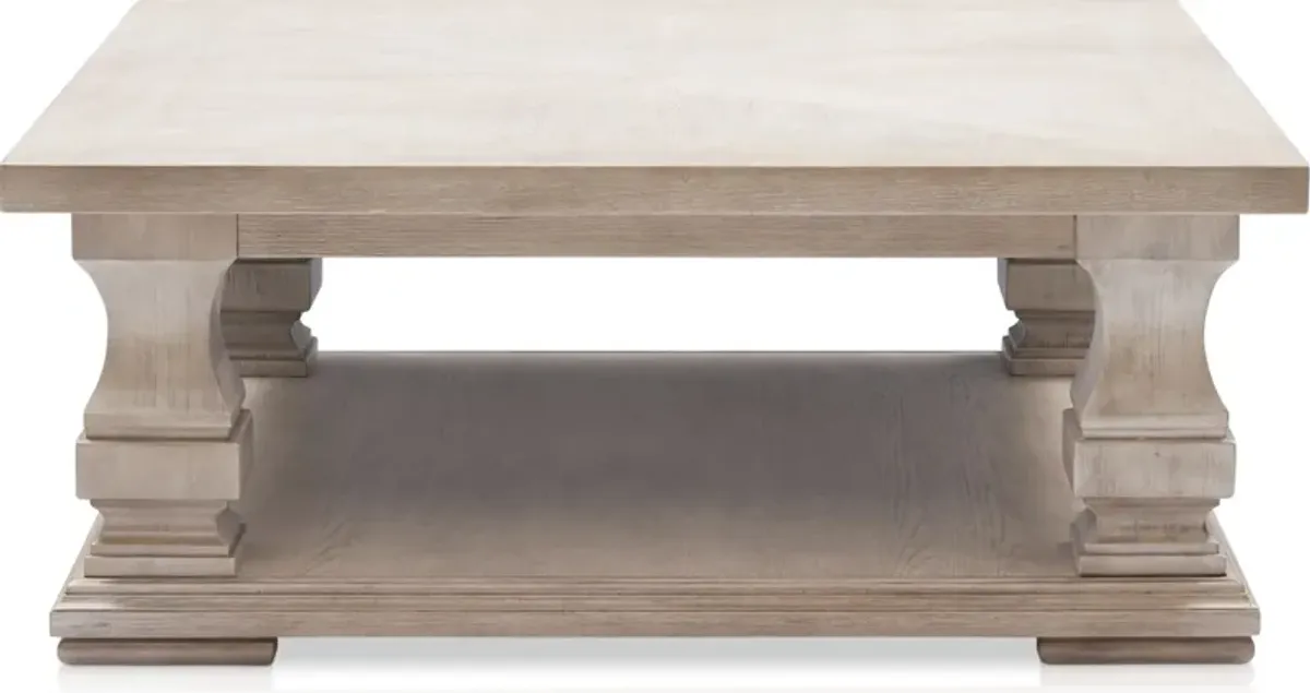 Asheville Square Coffee Table - Sandstone