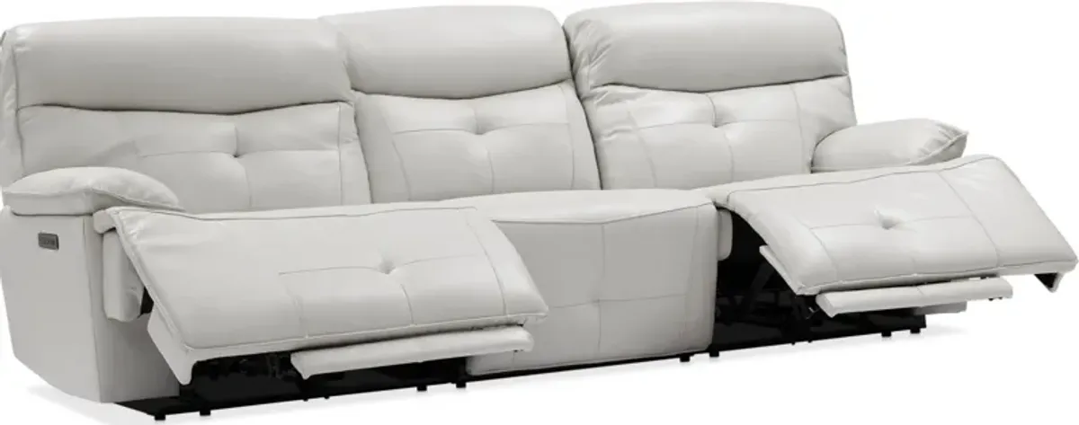 Westgate 3-Piece Dual-Power Sofa - Fog