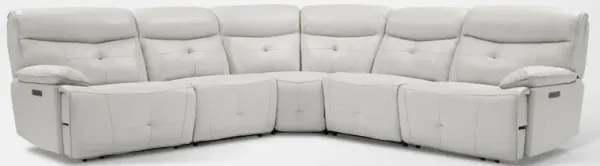 Westgate 5-Piece Dual-Power Sectional - Fog