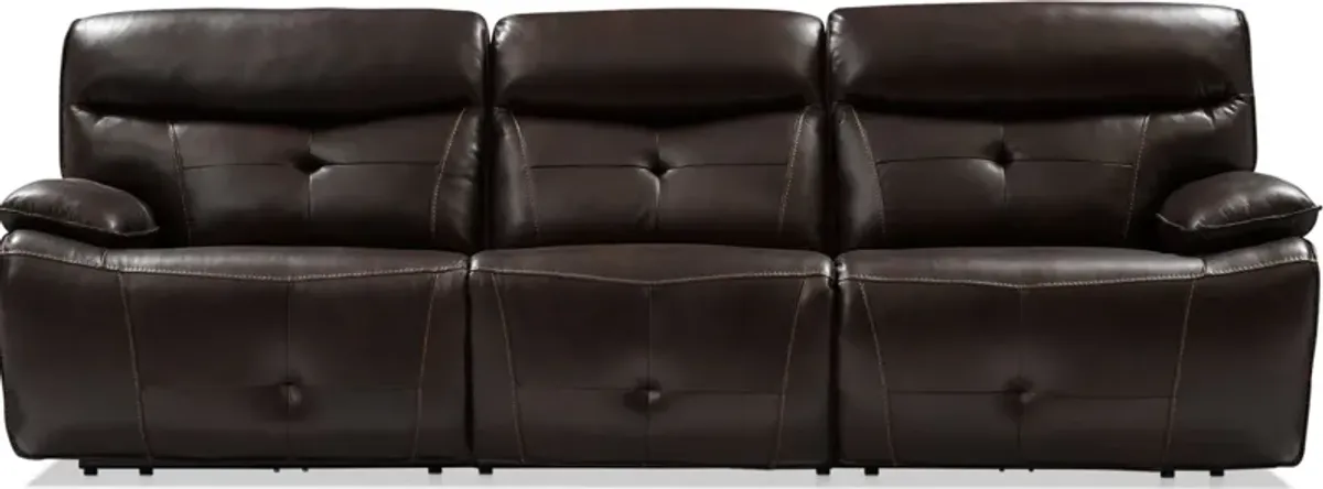 Westgate 3-Piece Dual-Power Sofa - Brown