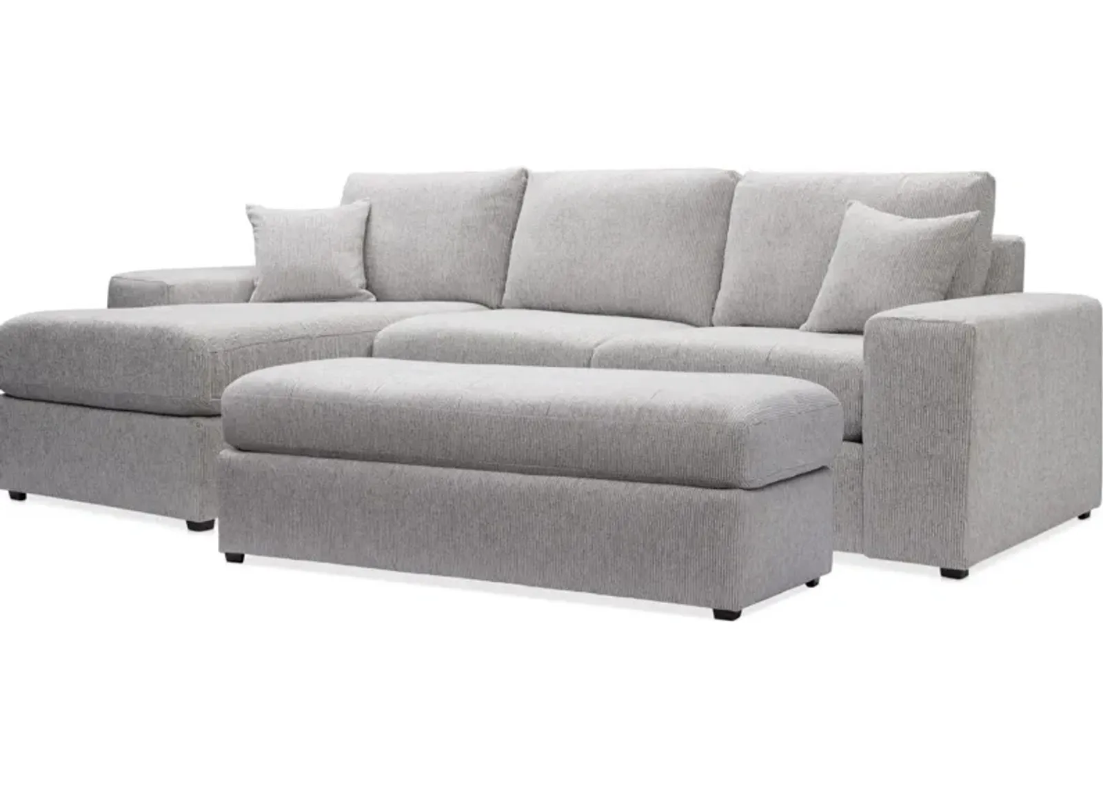 Margot 2-Piece Sectional with Left-Facing Chaise and Ottoman