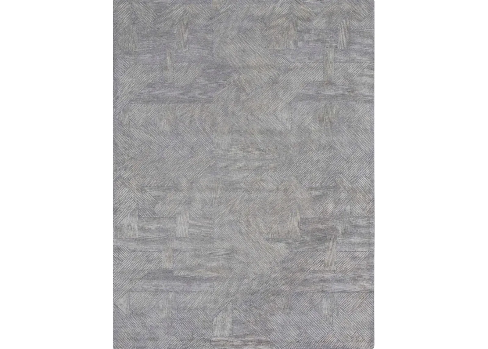 Geometry 5' X 7' Area Rug by Michael Amini - Slate