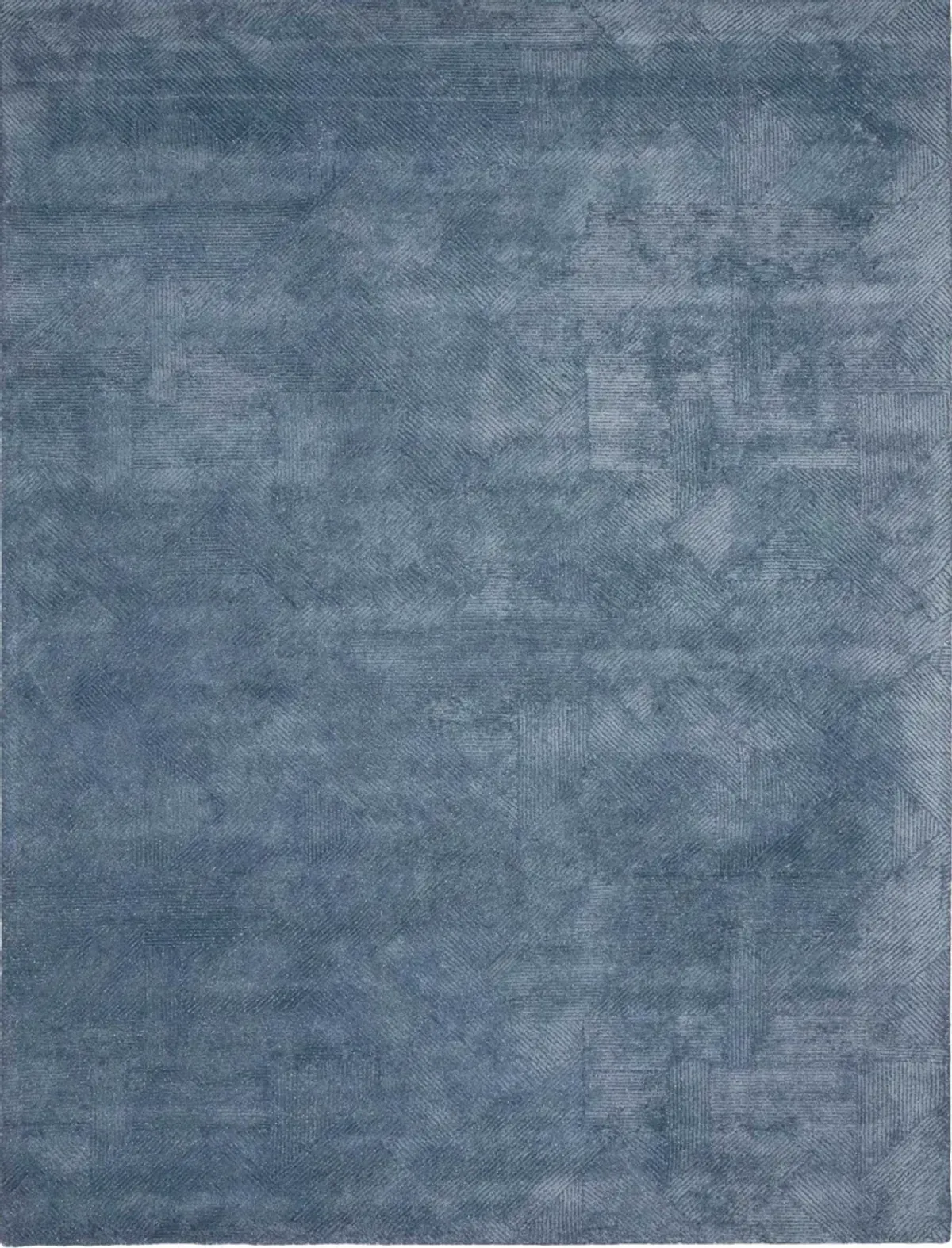 Geometry 4' X 6' Area Rug by Michael Amini - Blue