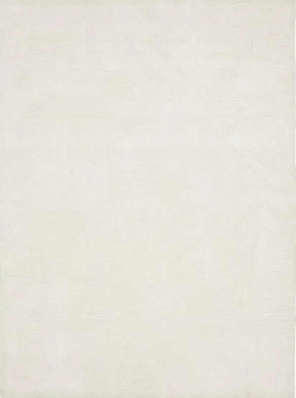 Geometry 4' X 6' Area Rug by Michael Amini - Ivory