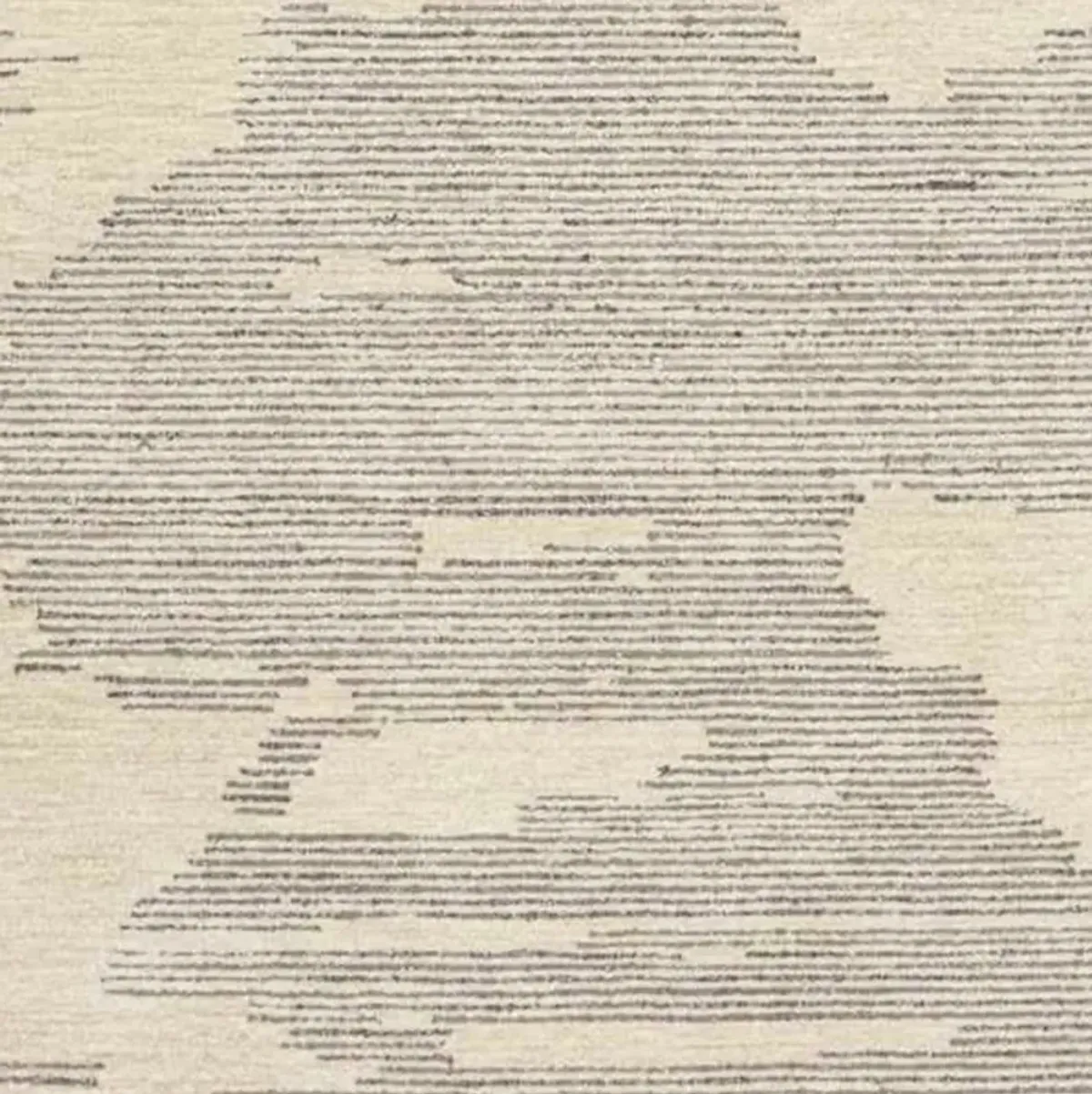 Valley 5' X 7' Area Rug by Michael Amini - Ivory/Gray