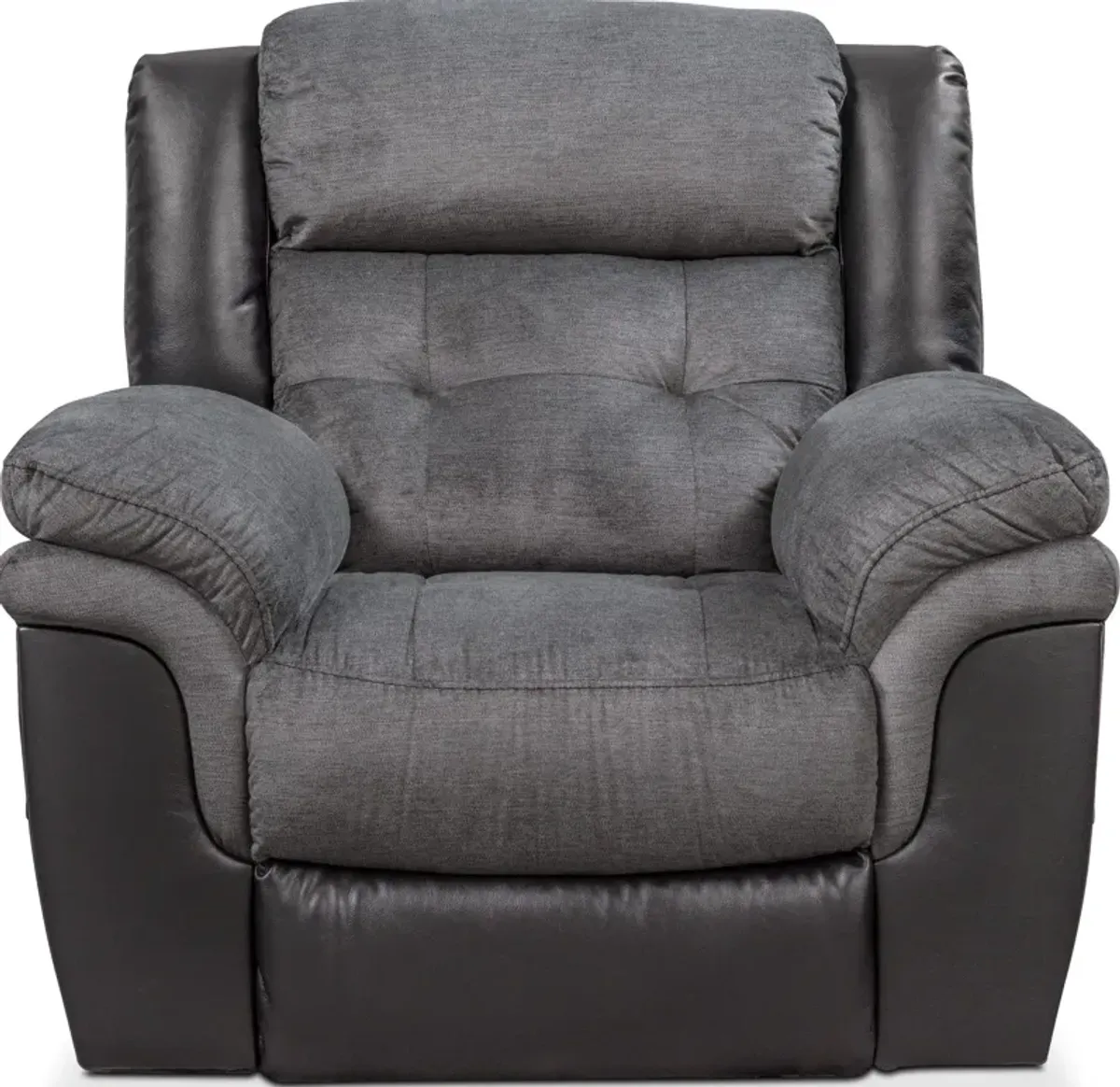 Tacoma Manual Glider Recliner - Black