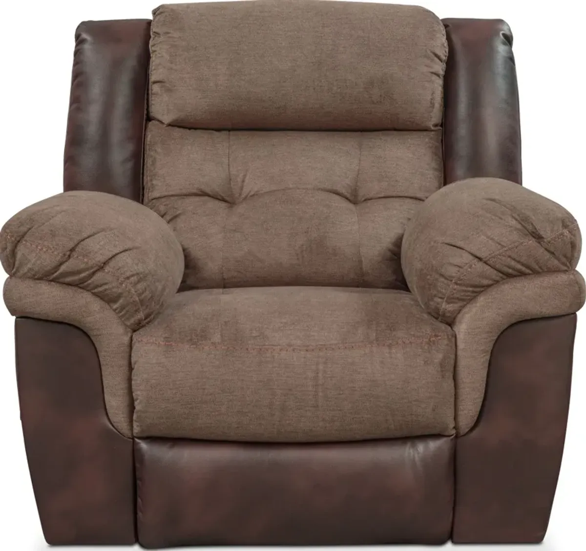 Tacoma Manual Glider Recliner - Brown