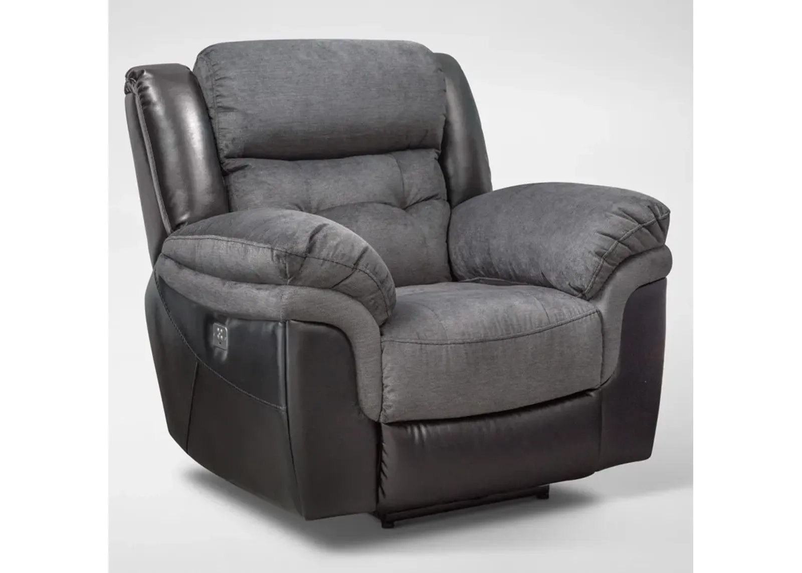 Tacoma Dual-Power Recliner - Black