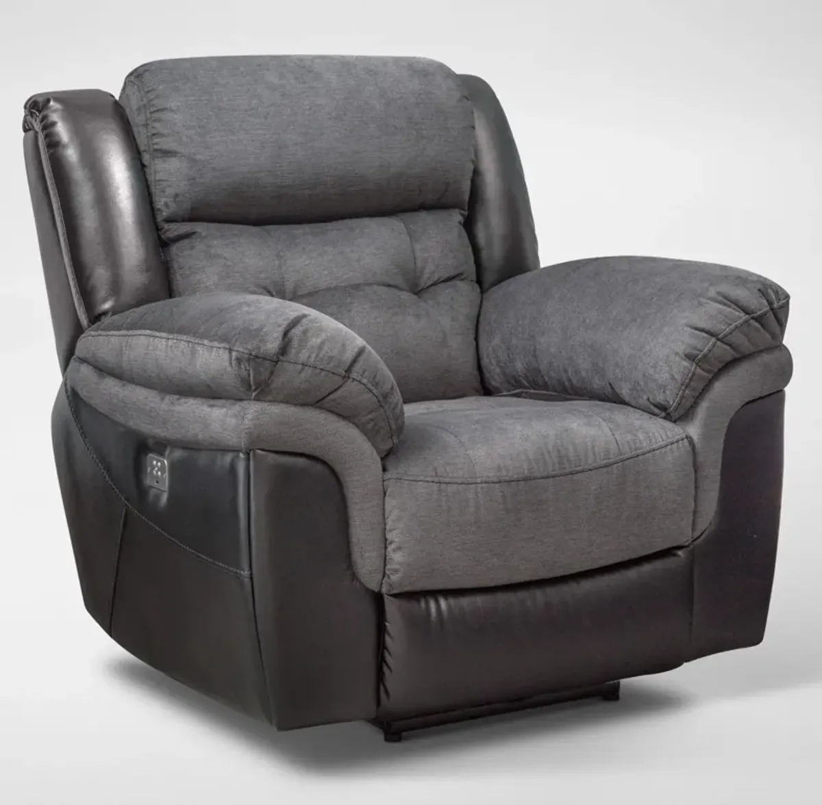 Tacoma Dual-Power Recliner - Black