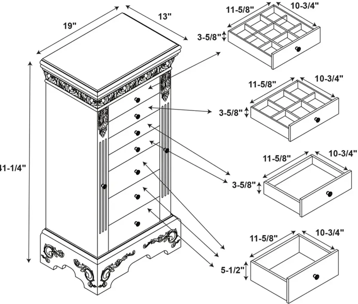 Harlan Jewelry Armoire