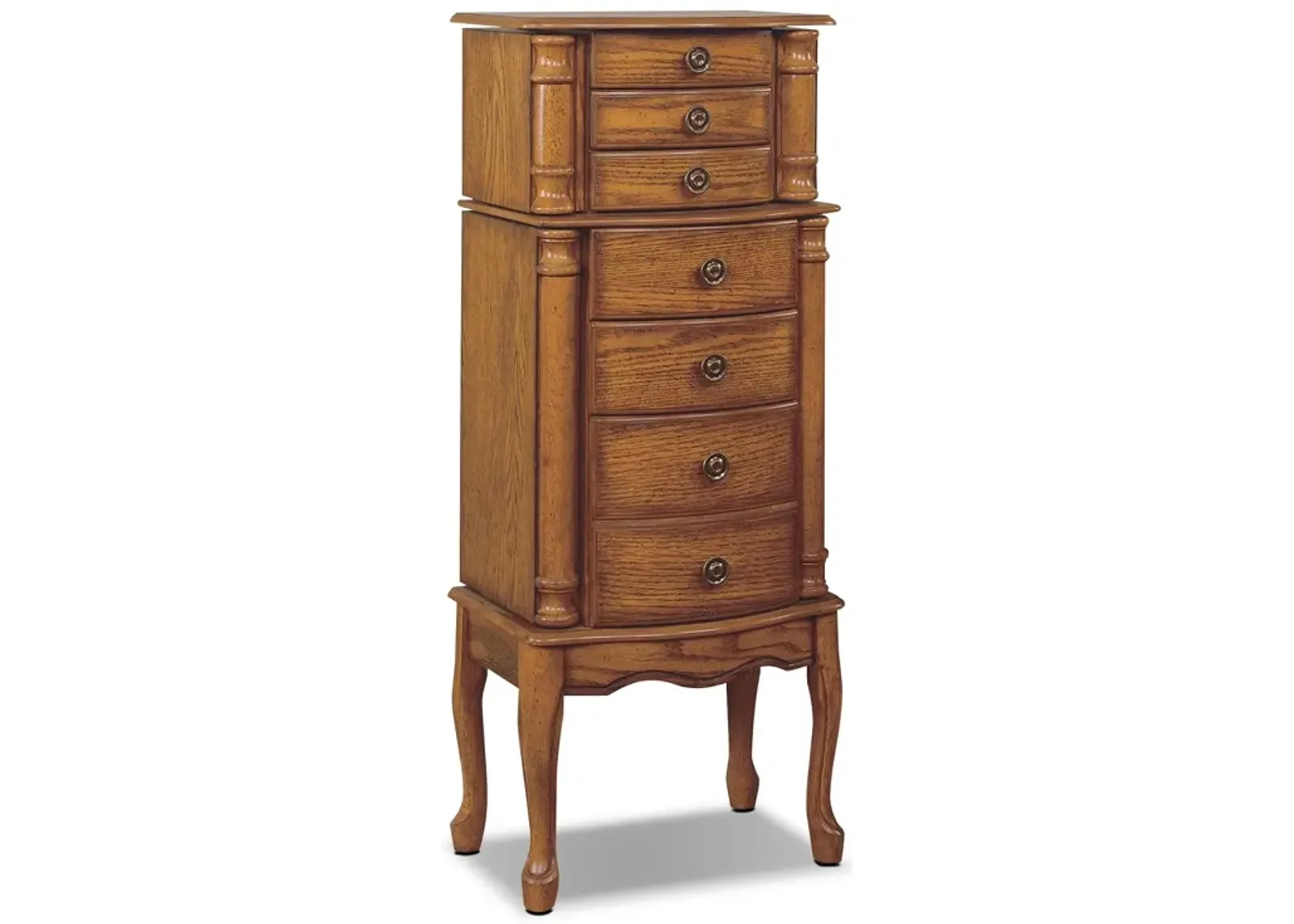 Ivy Jewelry Armoire - Oak