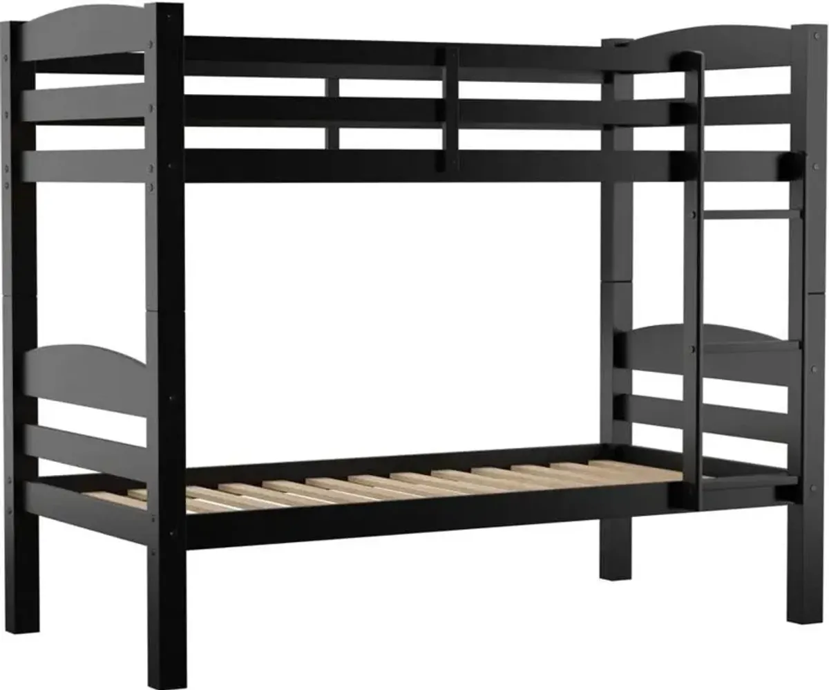 Tucker Twin over Twin Bunk Bed - Black