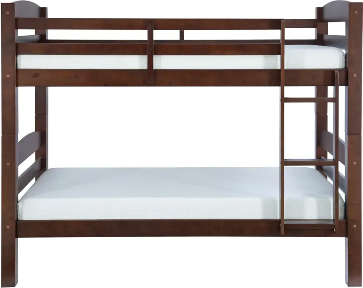 Tucker Twin over Twin Bunk Bed - Espresso