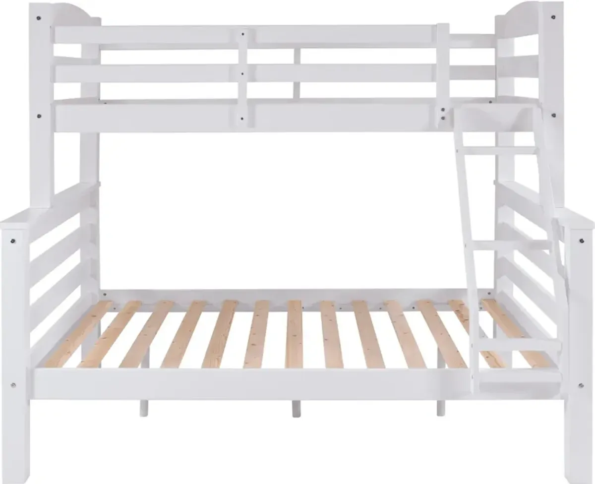 Tucker Twin over Full Bunk Bed - White