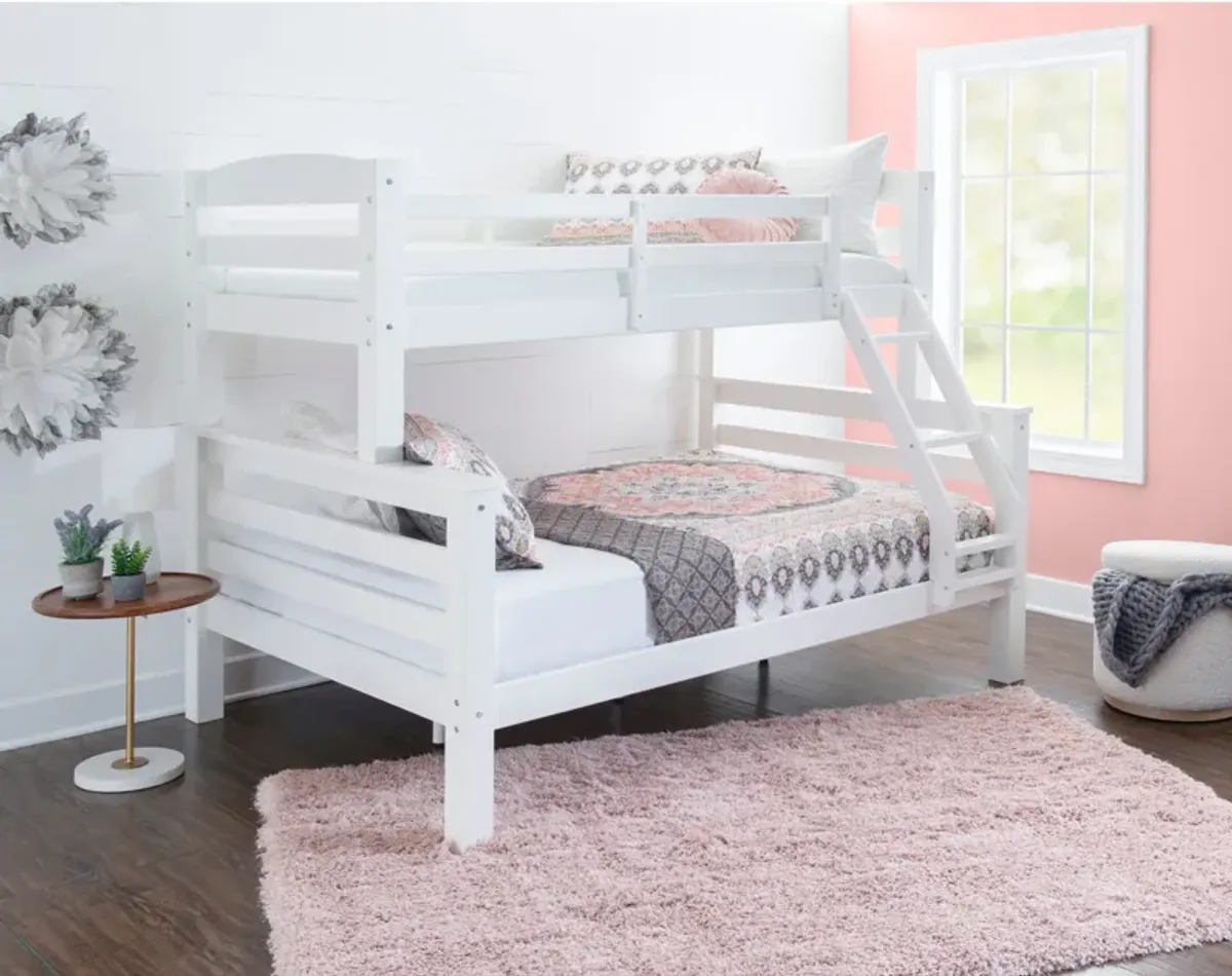 Tucker Twin over Full Bunk Bed - White