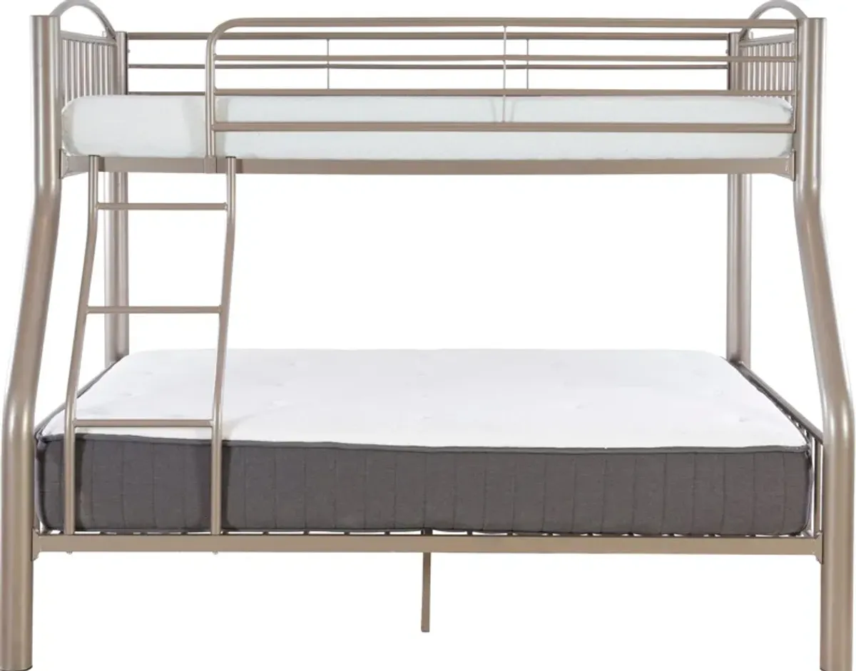 Chase Twin over Full Bunk Bed - Pewter